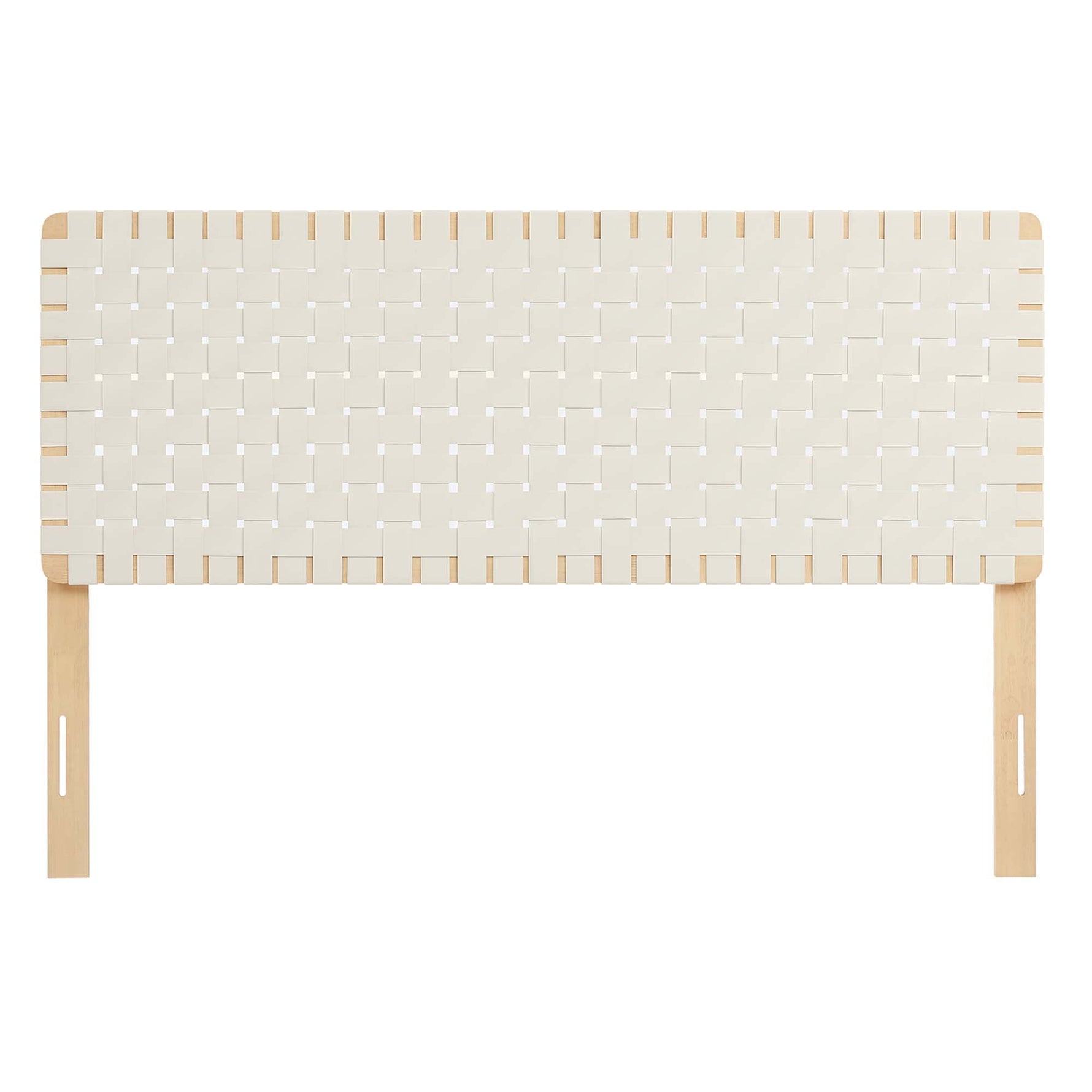 Sparta Weave Vegan Leather Queen Headboard by Modway