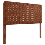 Sparta Weave Vegan Leather Queen Headboard by Modway