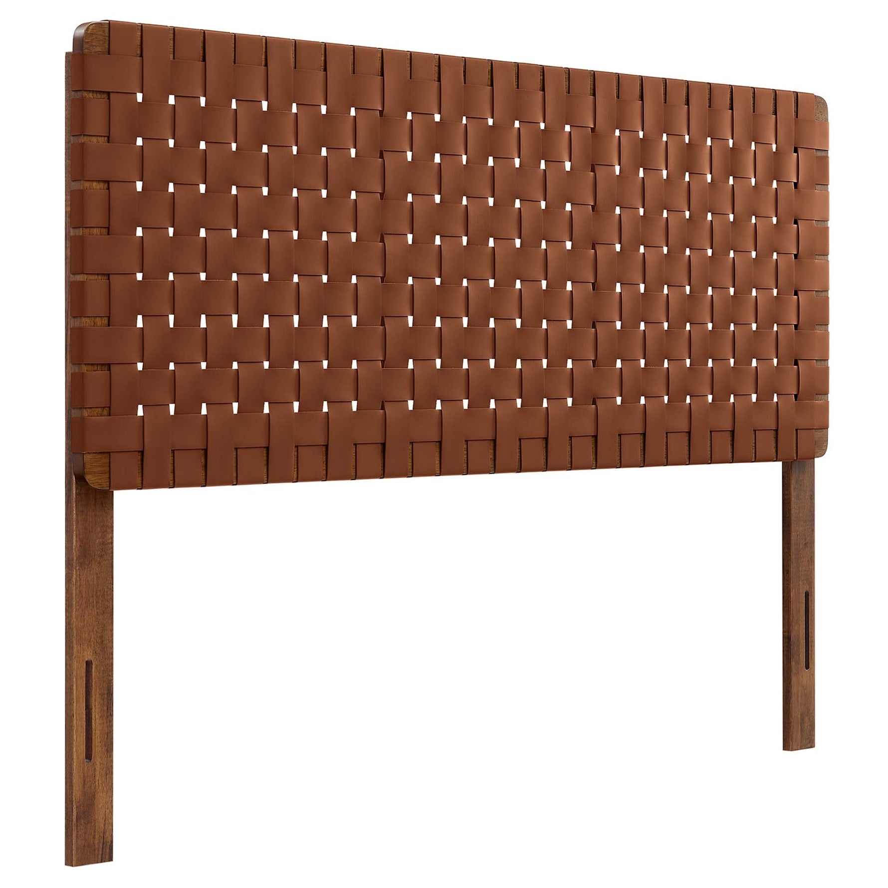 Sparta Weave Vegan Leather Queen Headboard by Modway