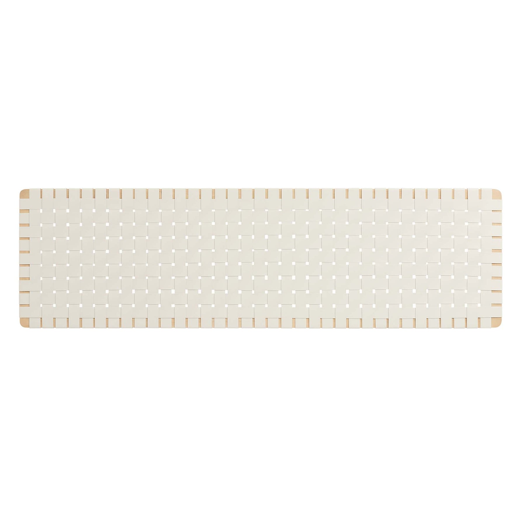 Sparta Weave Wall-Mount Vegan Leather King Headboard
