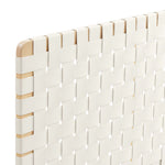 Sparta Weave Vegan Leather King Headboard by Modway