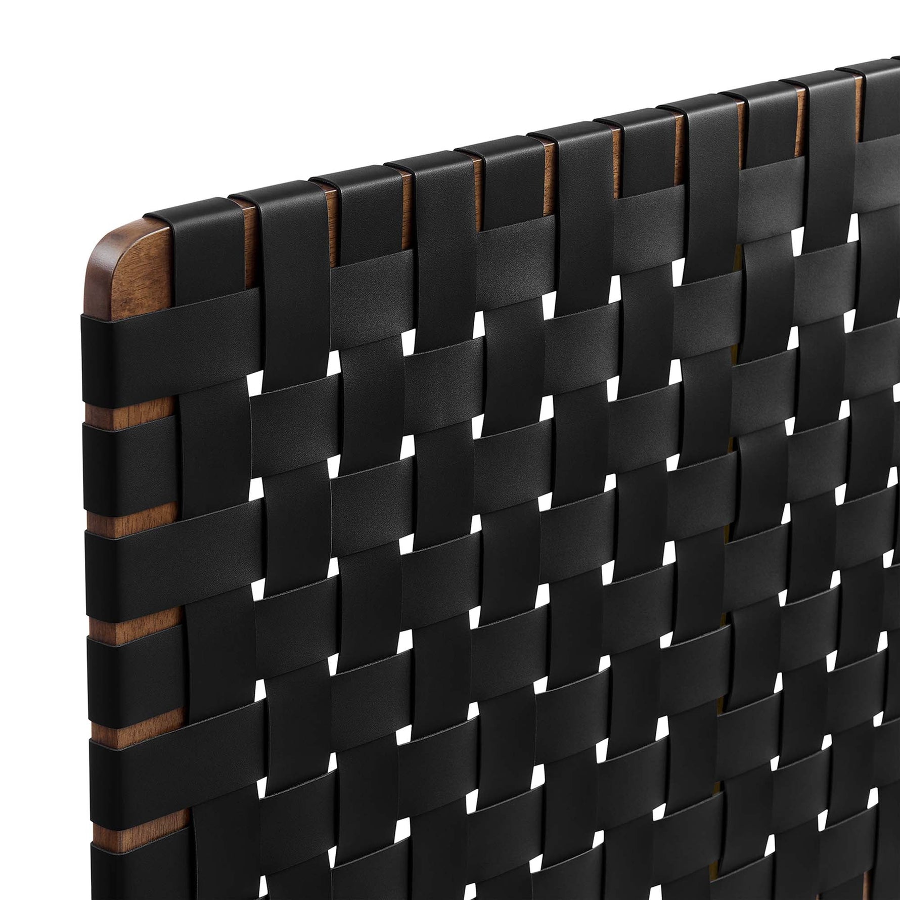 Sparta Weave Vegan Leather King Headboard by Modway