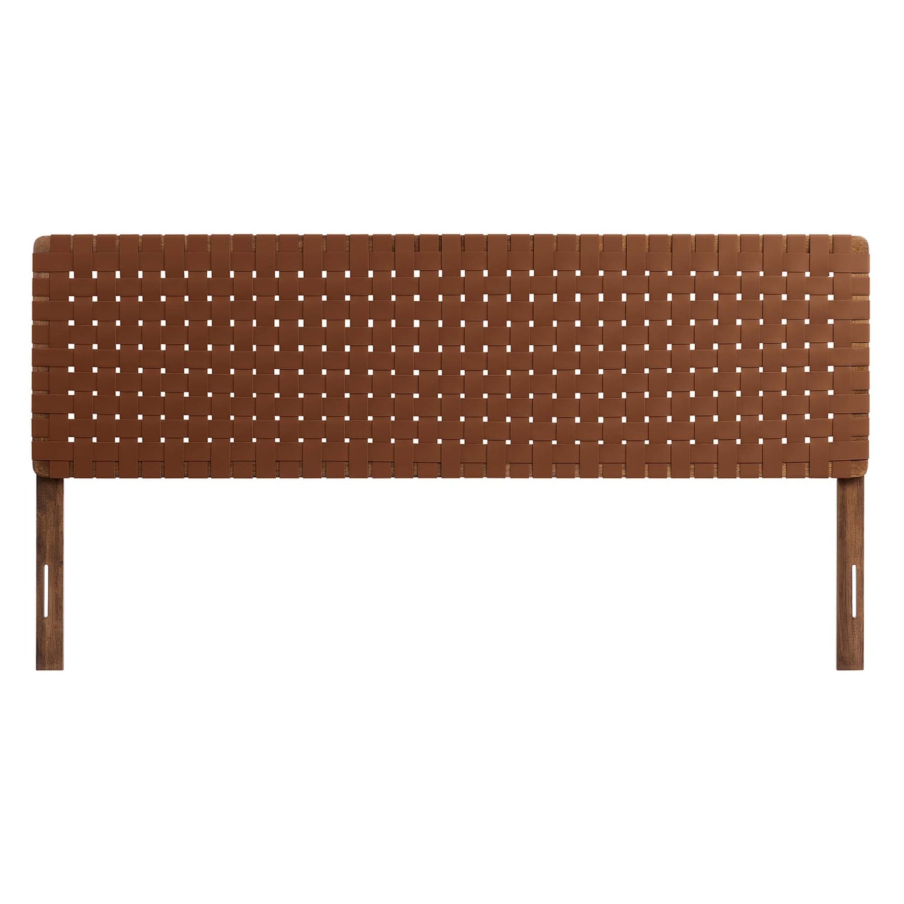 Sparta Weave Vegan Leather King Headboard by Modway