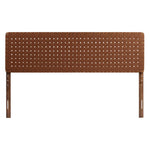 Sparta Weave Vegan Leather King Headboard by Modway