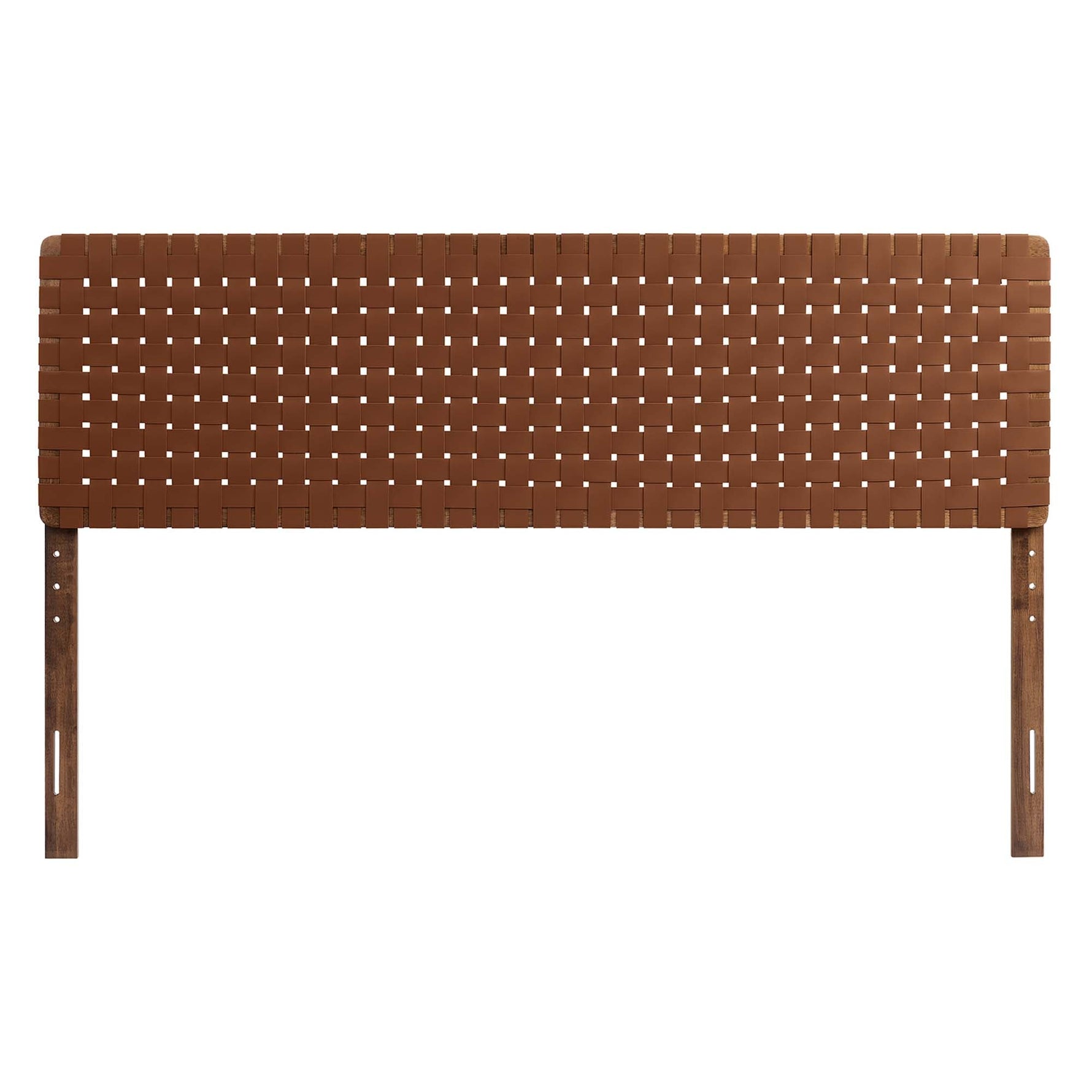 Sparta Weave Vegan Leather King Headboard by Modway