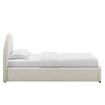 Resort Upholstered Fabric Arched Round Twin Platform Bed by Modway