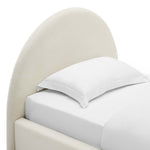 Resort Performance Velvet Arched Round Twin Platform Bed by Modway