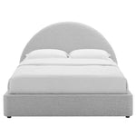 Resort Upholstered Fabric Arched Round Full Platform Bed by Modway