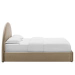 Resort Performance Velvet Arched Round Queen Platform Bed by Modway