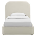 Keynote Performance Velvet Curved Twin Platform Bed by Modway