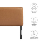 Lindee Vegan Leather Full Headboard by Modway