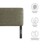 Lindee Boucle Fabric Full Headboard by Modway