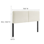 Lindee Boucle Fabric King Headboard by Modway