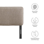 Lindee Boucle Fabric King Headboard by Modway