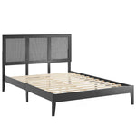 Sirocco Rattan and Wood Full Platform Bed by Modway