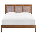 Sirocco Rattan and Wood Full Platform Bed by Modway