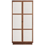 Capri 70" Tall Wood Grain Storage Cabinet by Modway