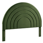 Solana Arched Performance Velvet King Headboard