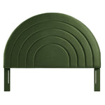 Solana Arched Performance Velvet King Headboard