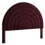 Solana Arched Performance Velvet King Headboard