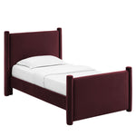 Rael Performance Velvet Twin Platform Bed by Modway
