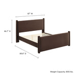 Rael Performance Velvet King Platform Bed by Modway