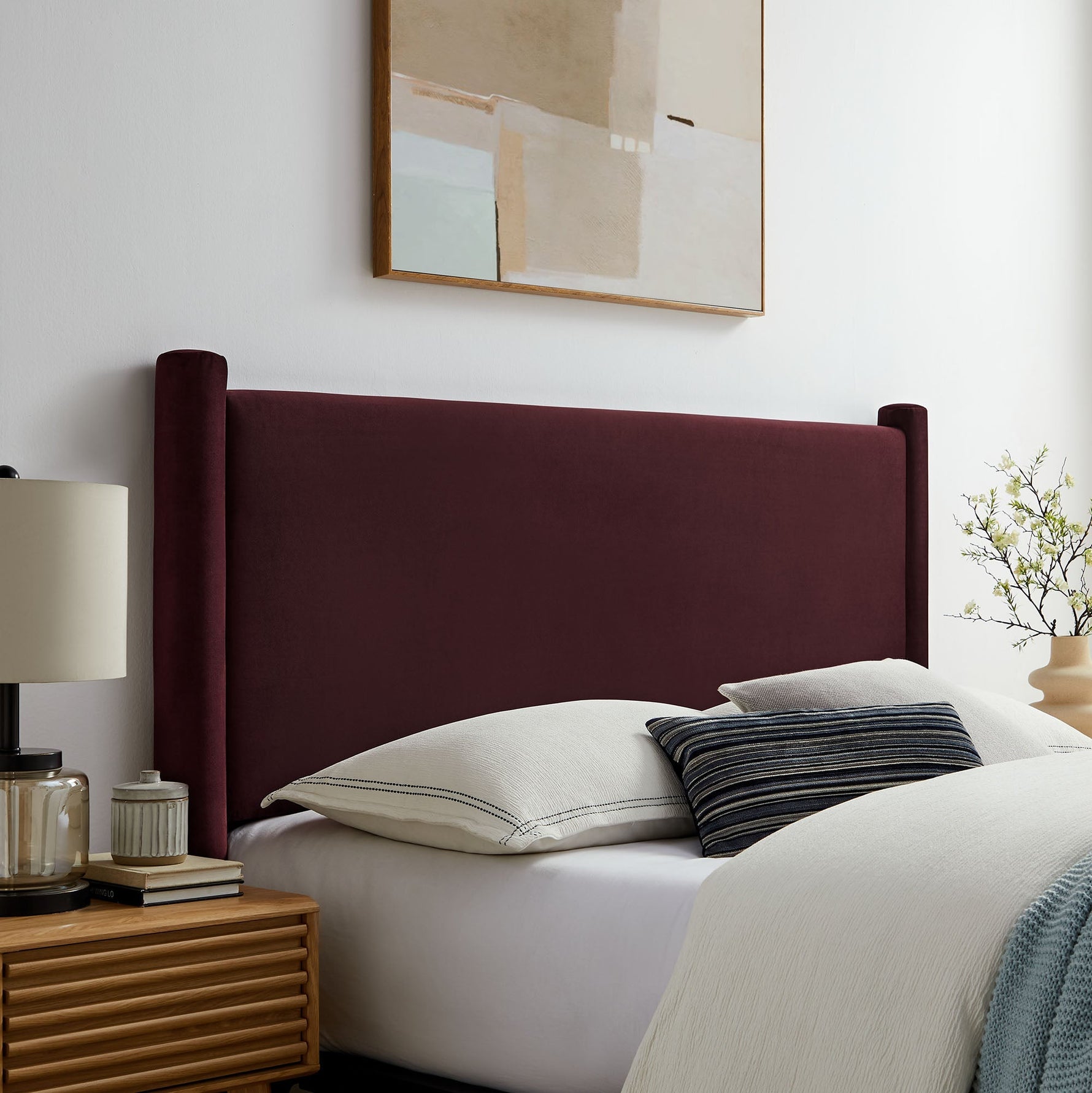 Rael Performance Velvet Queen Headboard by Modway