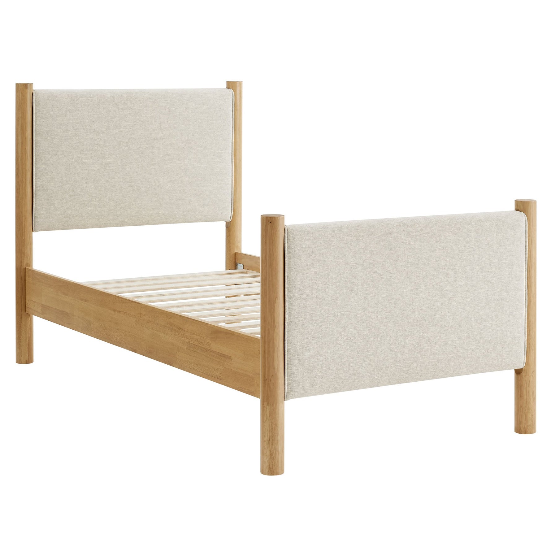 Maven Twin Size Fabric Upholstered Platform Bed by Modway
