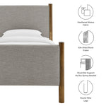 Maven Twin Size Fabric Upholstered Platform Bed by Modway