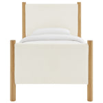 Maven Twin Size Boucle Upholstered Platform Bed by Modway