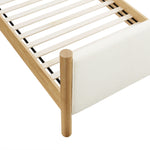Maven Twin Size Boucle Upholstered Platform Bed by Modway