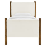 Maven Twin Size Boucle Upholstered Platform Bed by Modway