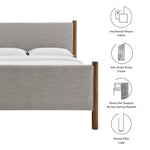 Maven Full Size Fabric Upholstered Platform Bed by Modway