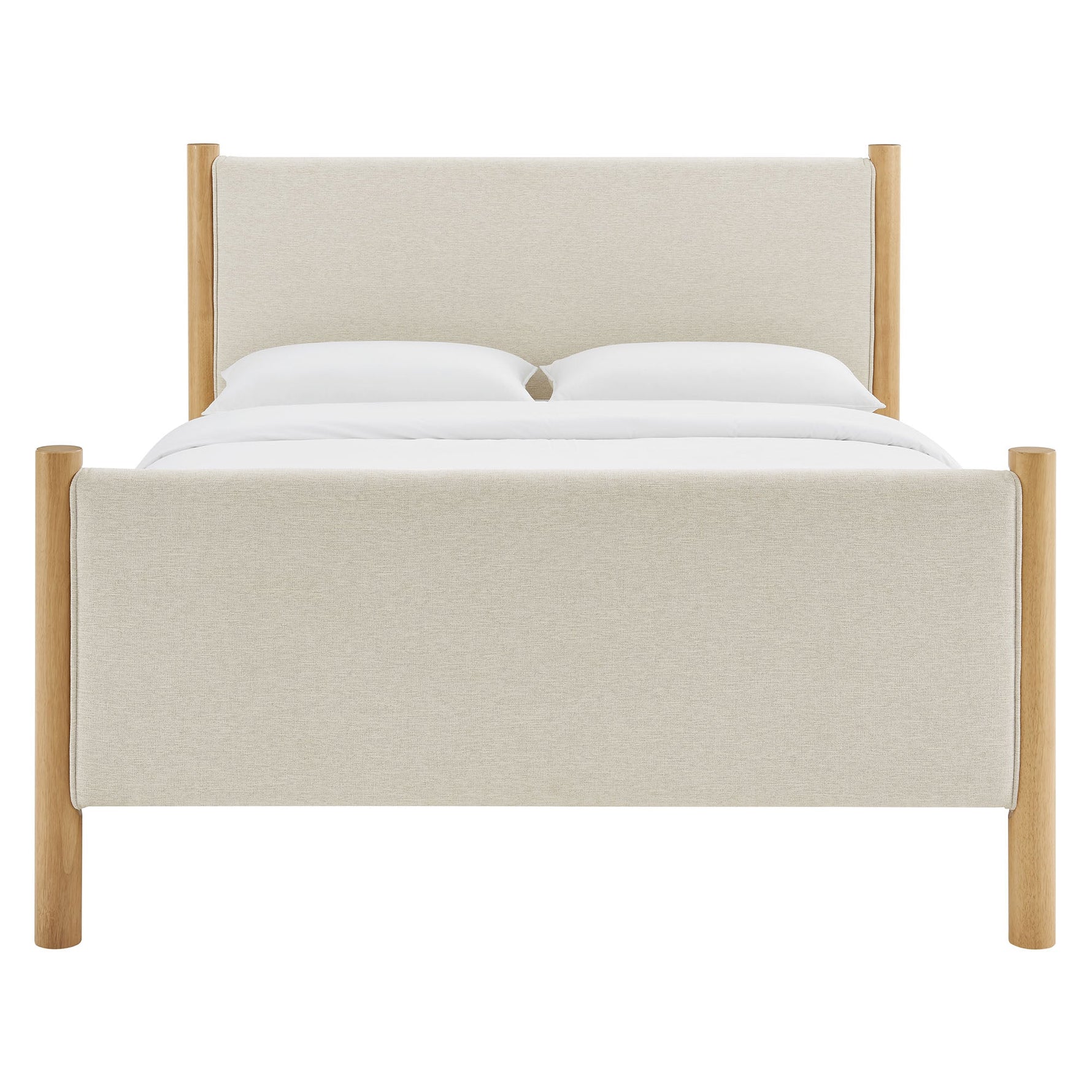 Maven Queen Size Fabric Upholstered Platform Bed by Modway
