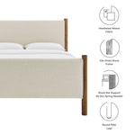 Maven King Size Fabric Upholstered Platform Bed by Modway