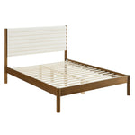 Olea Channel Tufted Boucle Solid Wood King Platform Bed by Modway