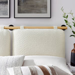 Anela Wall-Mounted Chenille Upholstered Full Headboard by Modway