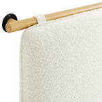 Anela Wall-Mounted Chenille Upholstered Queen Headboard by Modway