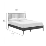 Adair Spindle Platform Bed by Modway