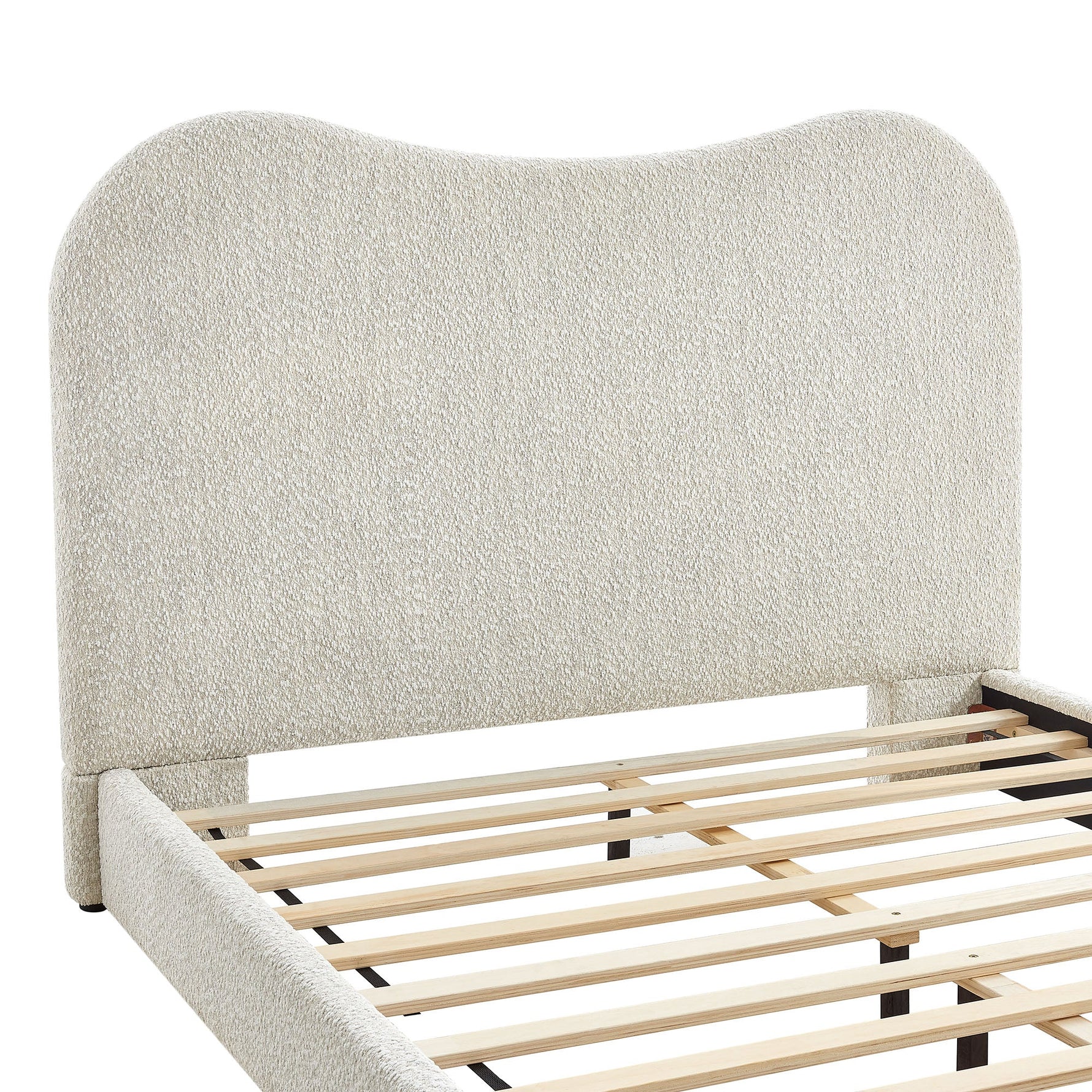 Seluna Boucle Queen Platform Bed by Modway