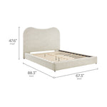 Seluna Boucle Queen Platform Bed by Modway