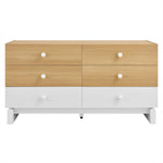 Nolia 6-Drawer Color Block Dresser by Modway