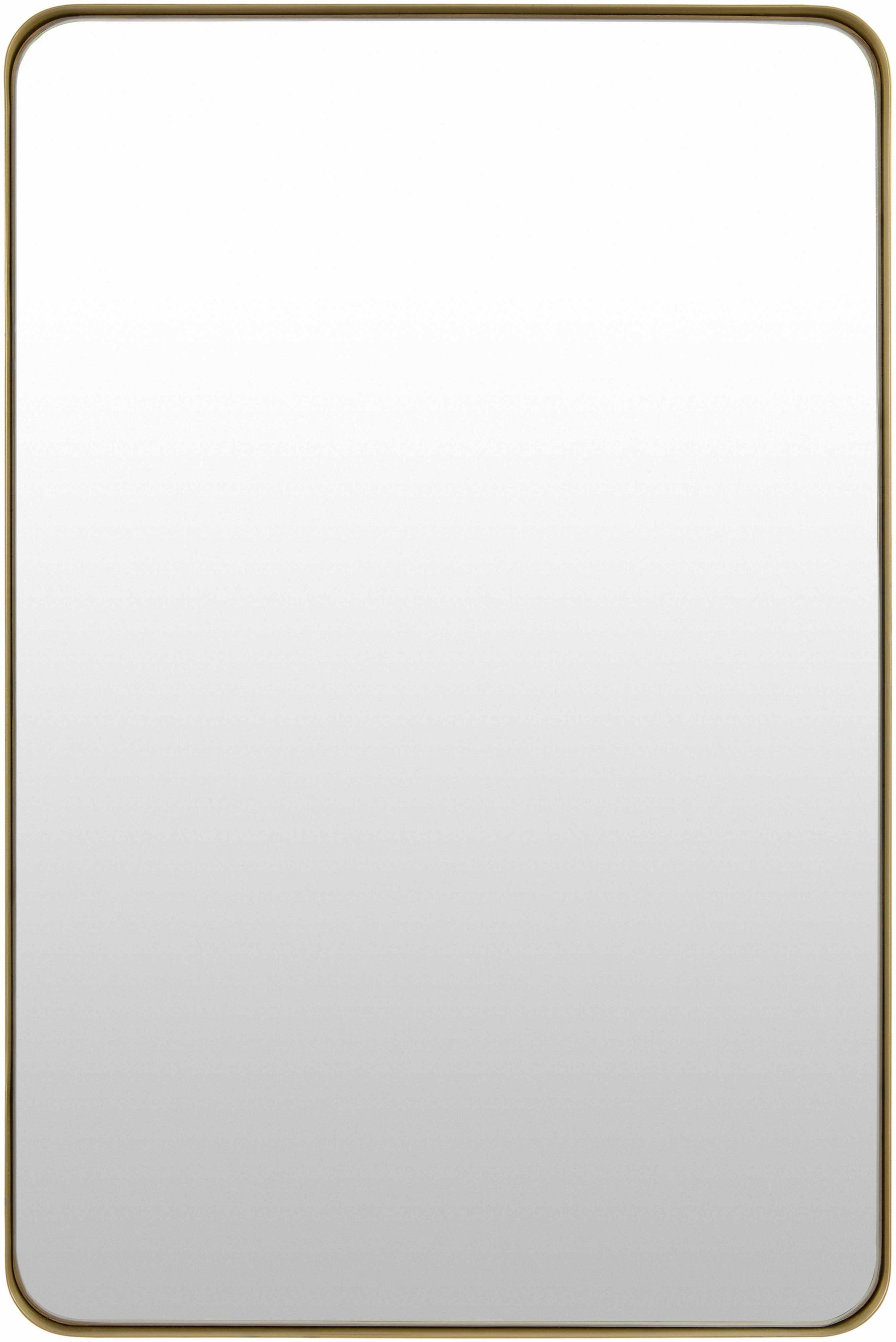 Tubii Gold Mirror with Iron Base