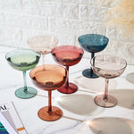 Tonal Champagne Coupe, Cocktail Glassware, Set of 6