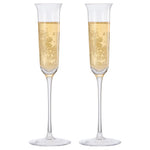 Opera Nick & Nora Champagne Flute Glassware, Set of 2