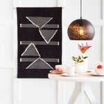 Olmitz Black-Beige Modern Geometric Wall Hanging
