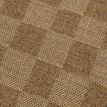 Kuval Checkered Brown Outdoor Rug