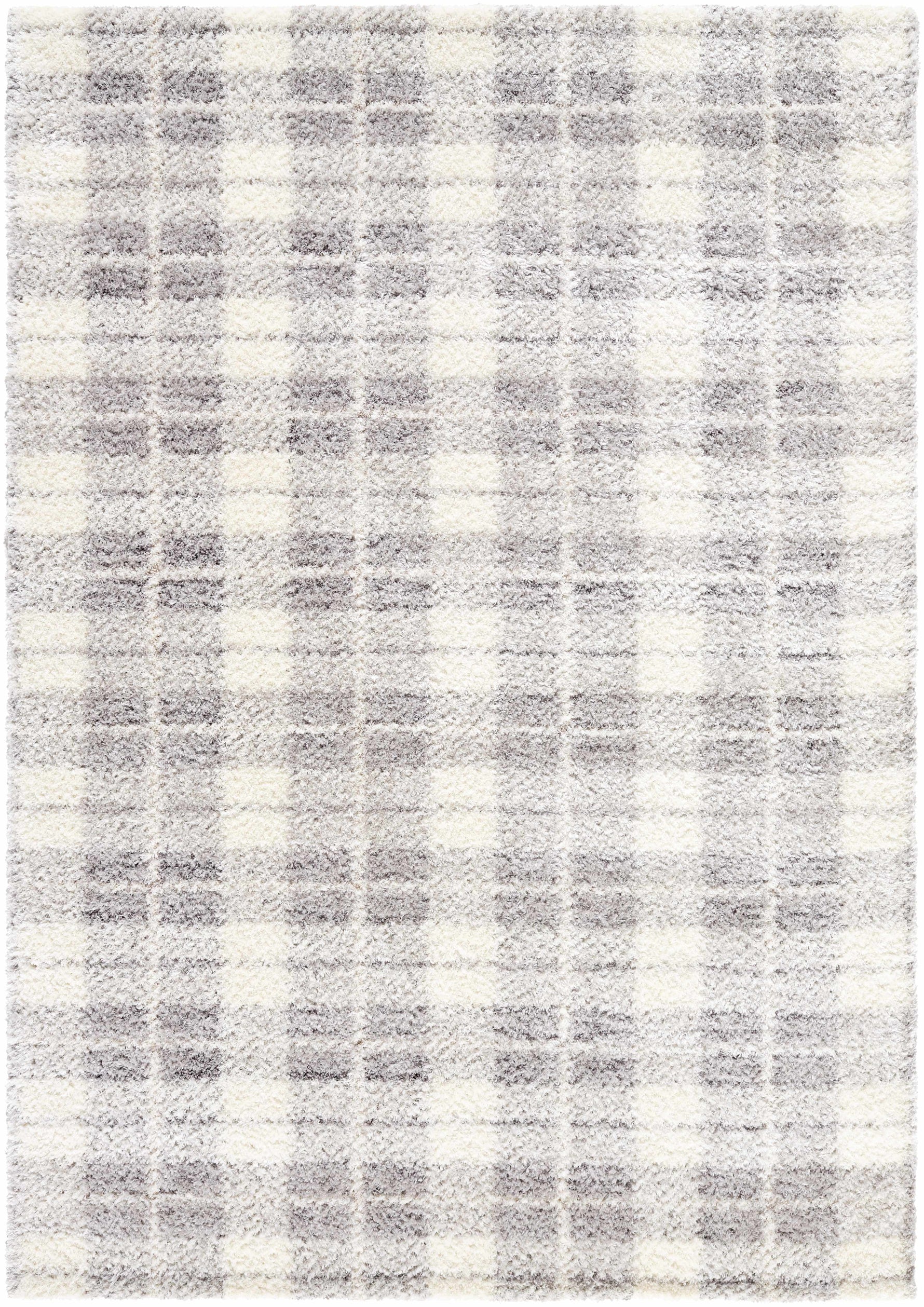 Anfisa Tan Luxe Shag Area Rug