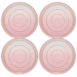 Blush Glass Plate, Set of 4