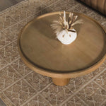 Rice Handcrafted Fringed Jute Carpet